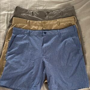 Bundle of 3 Izod Saltwater stretch shorts, size 40